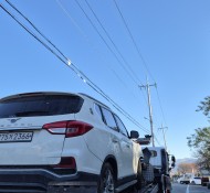 렉스턴 영월-인천 사고차 탁송